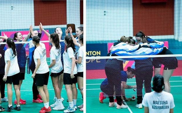 Azərbaycanın qadınlardan ibarət badminton millisi Şotlandiyaya uduzub - FOTO