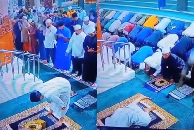 İndoneziyada imam namaz vaxtı qəflətən dünyasını dəyişdi - ANBAAN VİDEO