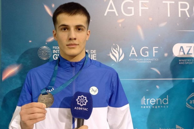 Gümüş medal qazanan gimnast: “İnanılmaz qürur hissi keçirirəm”