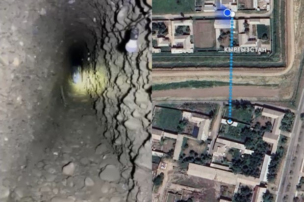 Qırğızıstan sakini iki ölkə arasında gizli tunel qazıb, qaçaqmalçılıq edirmiş - VİDEO