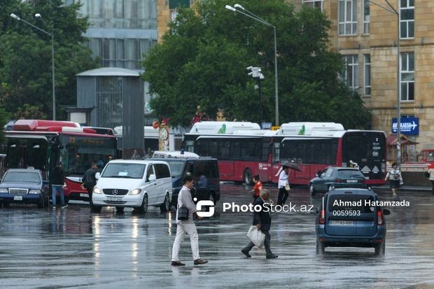 Sabah Bakıda yağış yağacaq, külək əsəcək - PROQNOZ