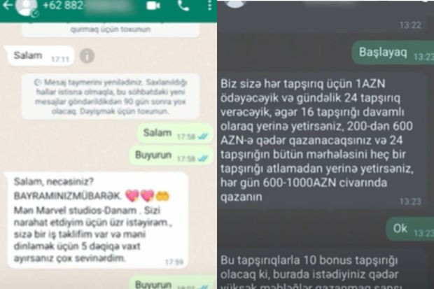 Asan yolla pul qazanmaq TƏKLİFİ: Yeni dələduzluq növü aşkarlanıb - VİDEO