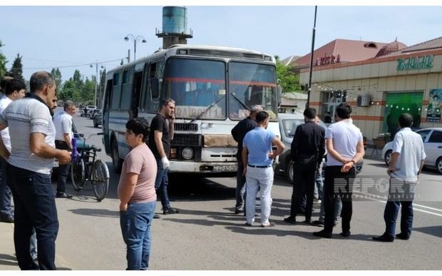 Lənkəranda avtomobil piyadanı vuraraq öldürüb - FOTO