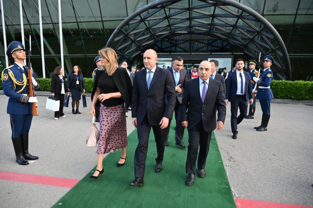 Bolqarıstan Prezidenti Rumen Radevin Azərbaycana rəsmi səfəri başa çatıb