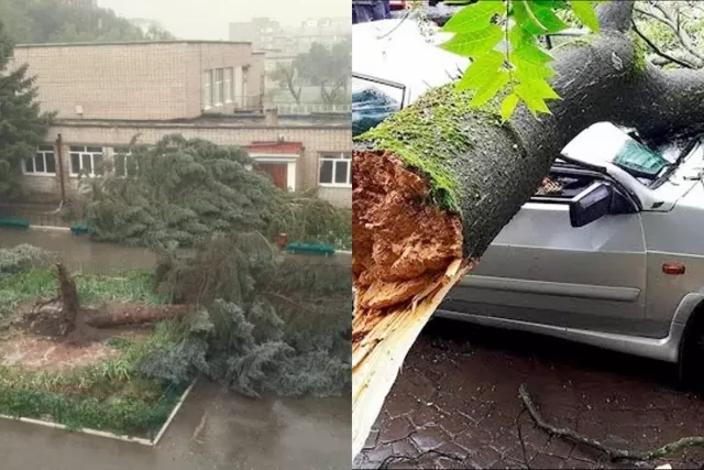 Rusiyada qasırğa: Ölən və yaralananlar var