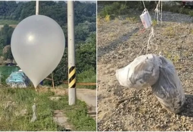 Şimali Koreyadan cənuba növbəti zibil şarları göndərildi