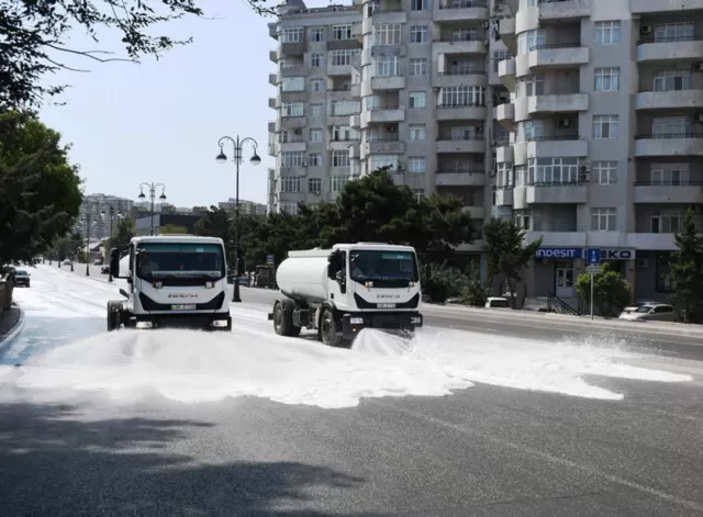 Paytaxtda növbəti dəfə geniş təmizlik işləri aparıldı