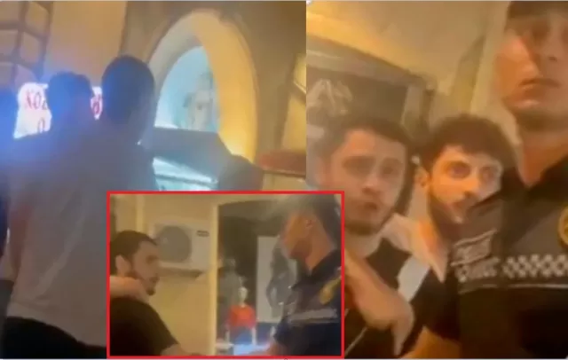 Bakının mərkəzi küçəsində əlbəyaxa DAVA
