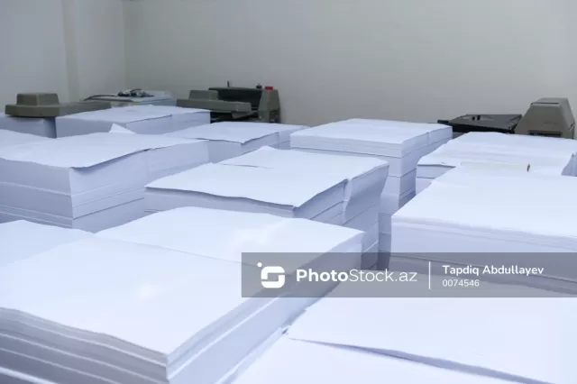 Milli Məclisə seçki ilə əlaqədar altı milyon yarımdan çox seçki bülleteninin çapına başlanılıb