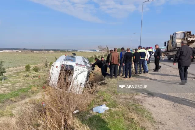 Hacıqabulda mikroavtobusun aşması nəticəsində xəsarət alan şəxsin SON DURUMU AÇIQLANDI