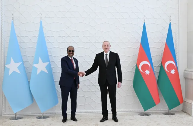 Azərbaycan və Somali prezidentlərinin təkbətək görüşü olub