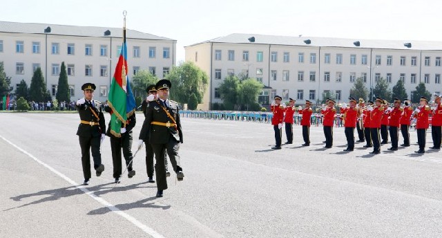 Azərbaycan Ordusunda andiçmə mərasimləri keçirilib