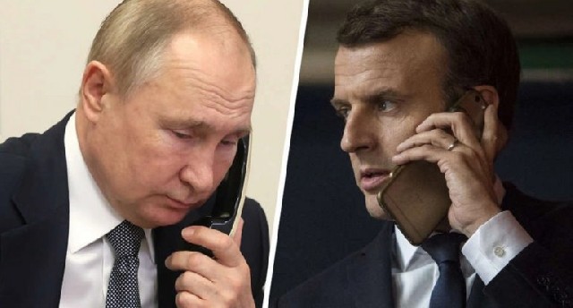 Putin və Makron 2022-ci ildən bəri ilk dəfə telefonda danışıblar