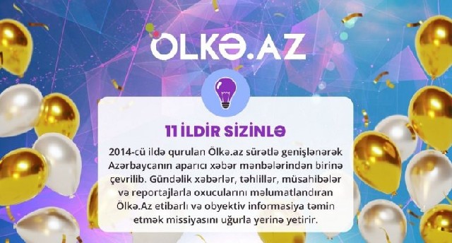 Ölkə.Az 11 yaşını qeyd edir