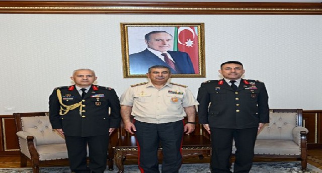 Zakir Həsənov Türkiyənin yeni hərbi attaşesini qəbul edib