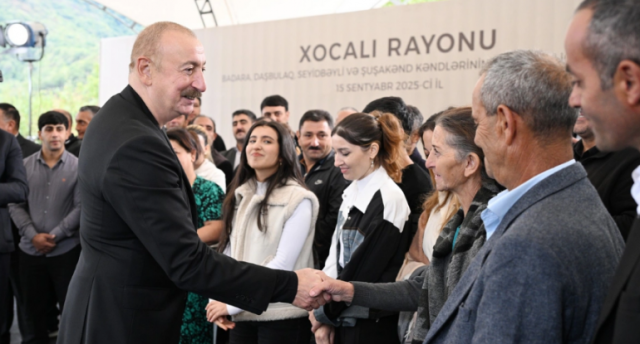 İlham Əliyev Xocalının Badara, Daşbulaq, Seyidbəyli və Şuşakənd kəndlərinin sakinləri ilə görüşüb - YENİLƏNİB